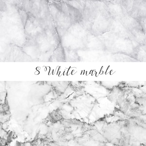 White Marble Digital Paper, White Marble Paper, Marble Paper, Marble ...