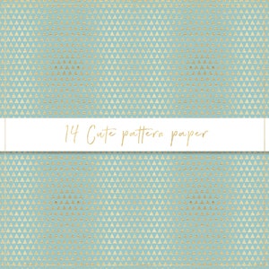 Papier numérique à motif mignon, papier sans couture, coeurs dorés, fond pastel, lune et étoiles dorées, papillons, coeurs métalliques, pois image 9