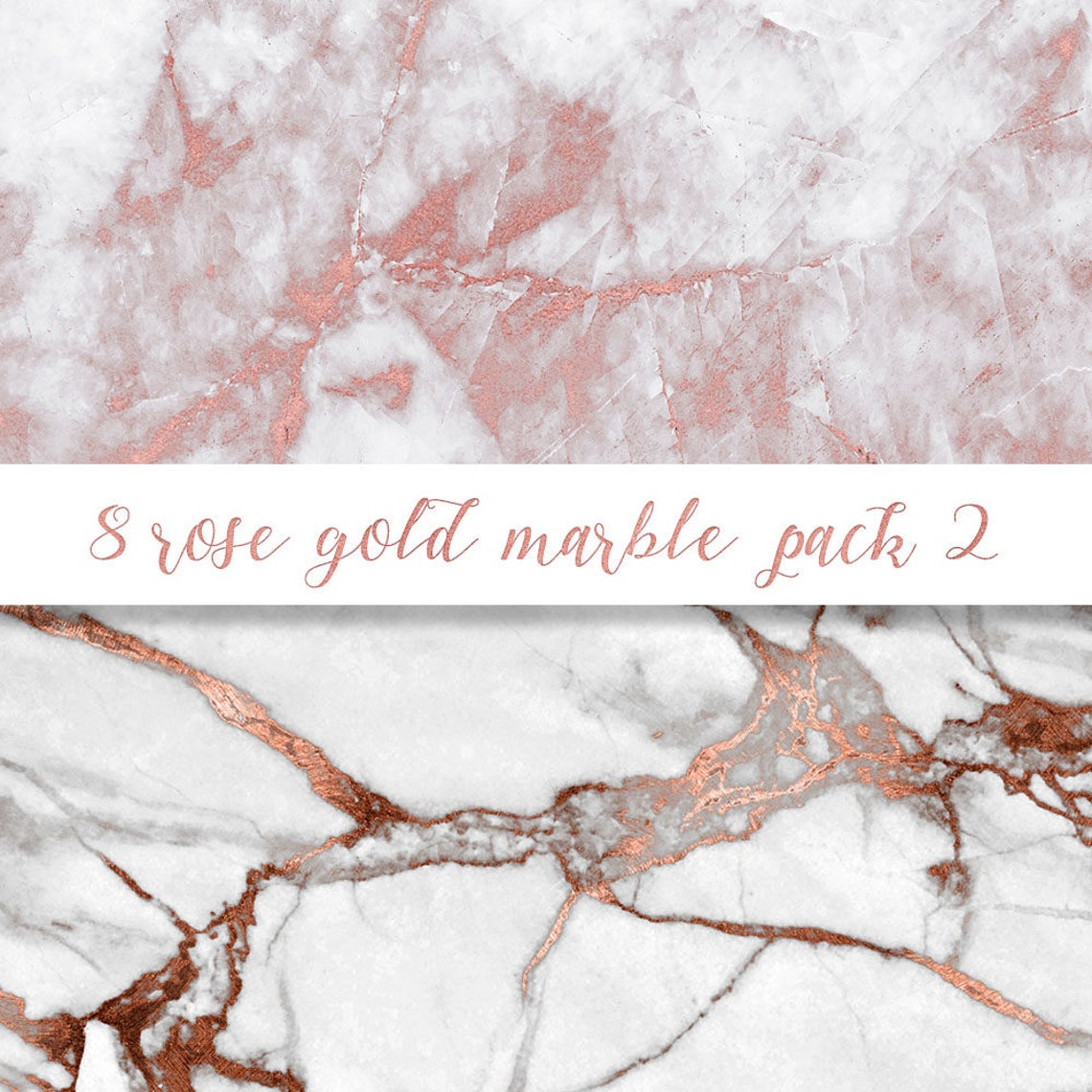 Rose Gold Marble Digital Paper 2 Rose Gold Marble Paper Rose - Etsy