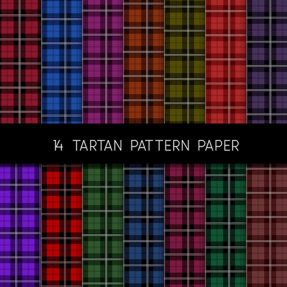Tartan pattern digital paper, red buffalo plaid pattern, lumberjack background, christmas pattern, fabric pattern, flannel checks, cabin log