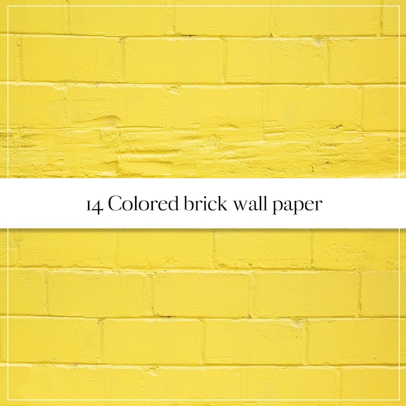 Colored Brick Wall Digital Paper, Brick Background, Red Brick, Rainbow ...