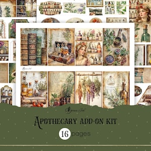 Apotheken Papier Aufdruck, Apotheken Papier, Apotheken Papier, Apotheken Papier, Apotheken Papier, Apotheken Papier, Kräutertränke Anhänger, alte Apotheken Taschen