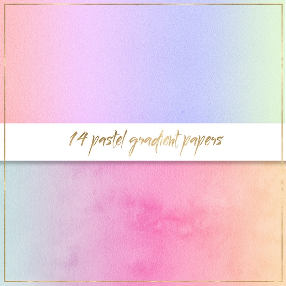 Pastel Gradient Texture Digital Paper, Ombre Backdrop, Pastel Pink  Background, Gradient Watercolor, Pastel Watercolor, Pastel Rainbow, Soft 