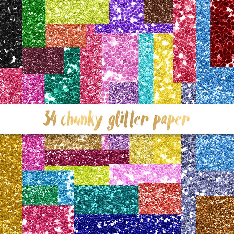 Download Paper Party Kids Glitter Scrapbook Paper Rainbow Glitter Paper Chunky Glitter Paper Pastel Glitter Backgrounds Chunky Glitter Digital Paper Craft Supplies Tools
