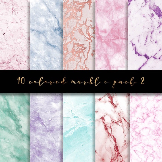 Colored Marble Digital Paper 2, Pink Marble Paper, Marble Paper