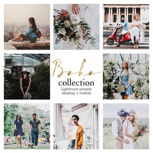 Boho wedding presets + MOBILE presets, Boho presets, Boho Wedding lightroom presets, Portrait presets, Film presets, boho lightroom presets