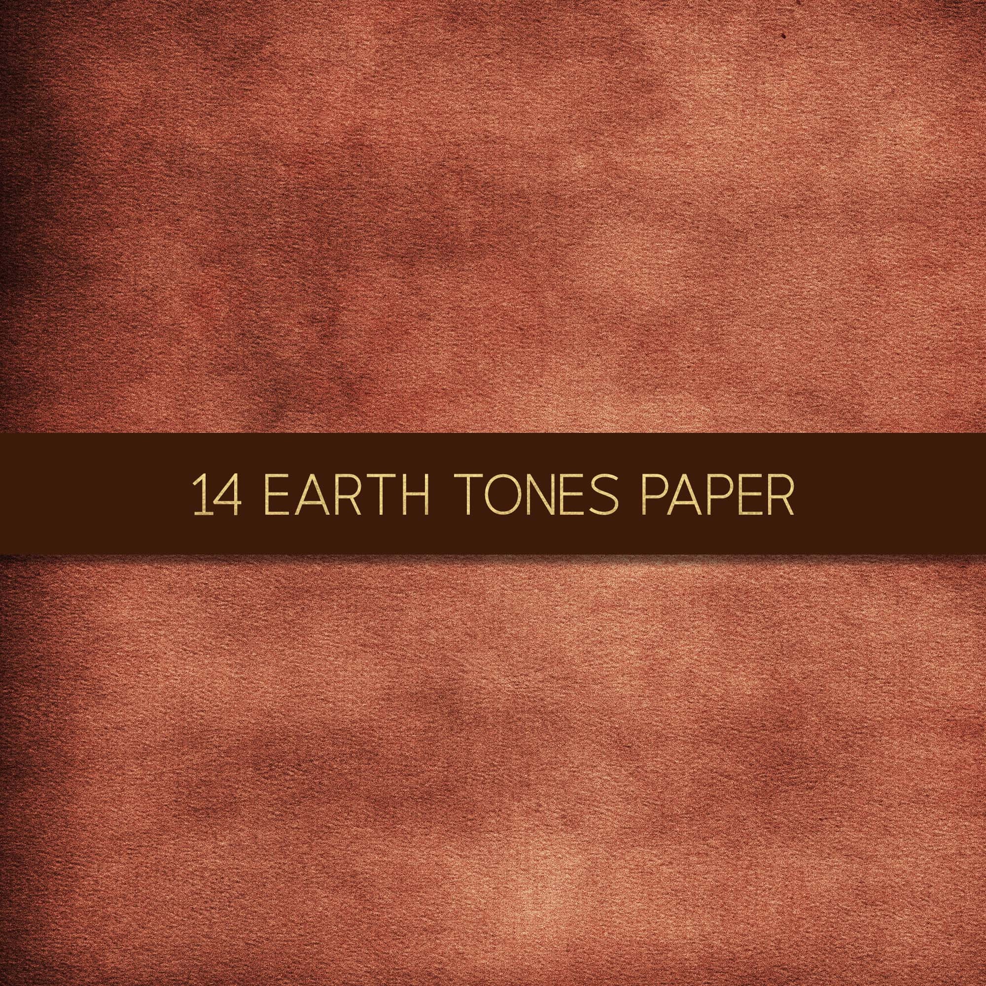 Earth Tones Digital Paper, Neutral Background, Brown Watercolor ...