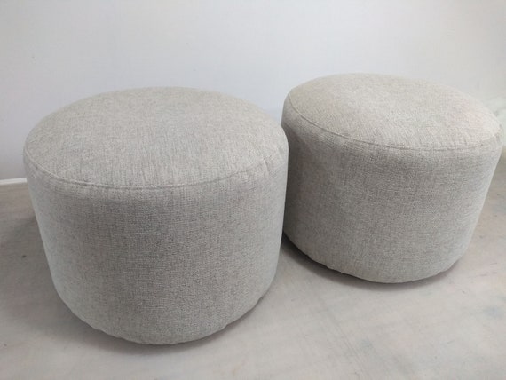 Grey 2024 pouffe seat