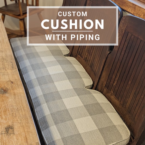 Custom Bench Seat Cushion - Unusual Shapes and Sizes for any Seating Area