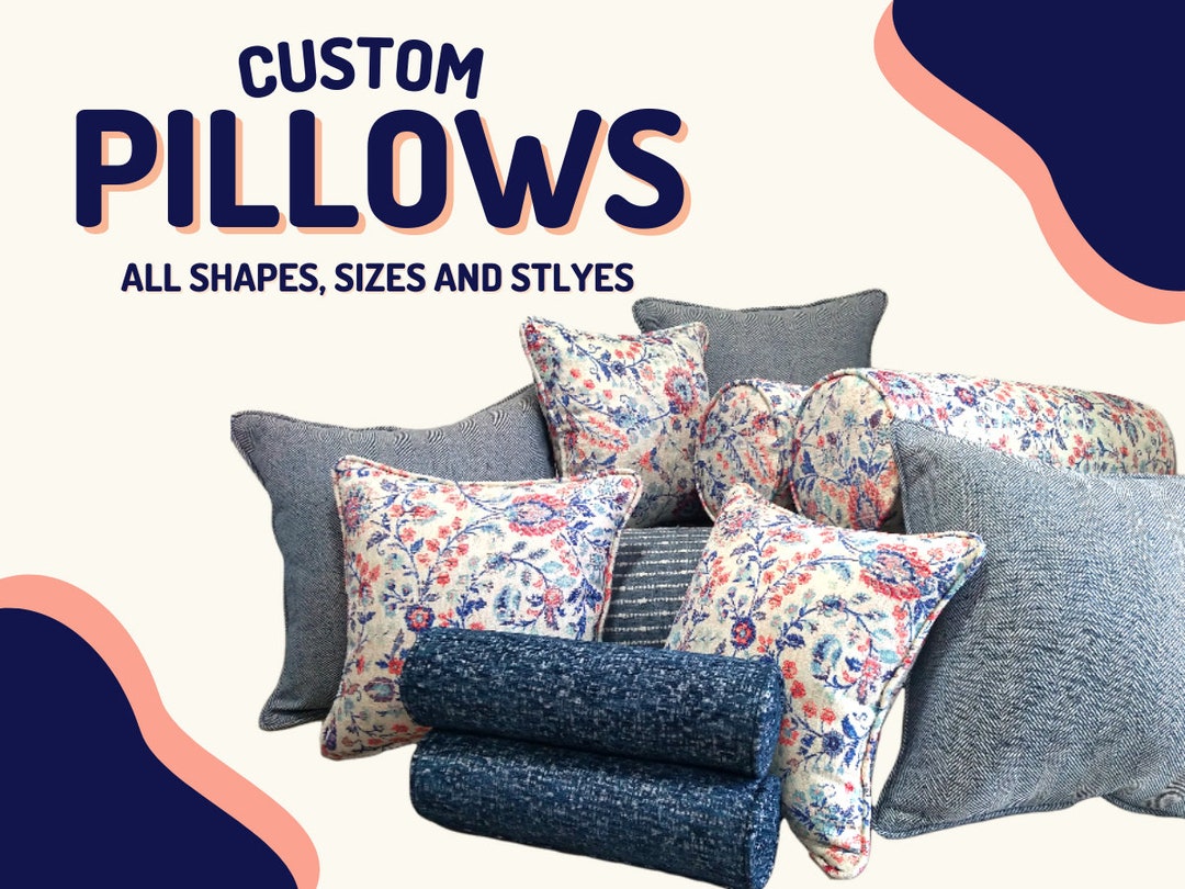 Pillows in All Sizes & 100 Fabrics Covers or Cover and Insert 16x16