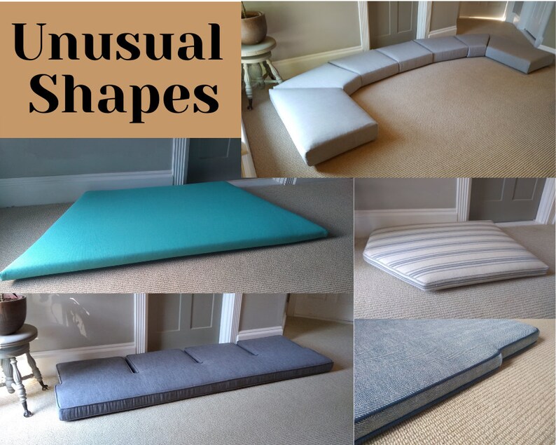 Custom Bench Cushion Cushions for Nook Banquette Seating Etsy
