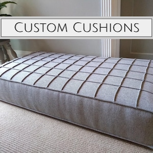 Window Seat Cushion, Custom Bench Cushion, Bench Seat Cushion, Outdoor Seat Cushion, Nook Cushion, Bench Cushion, Dine Cushion, Banquette
