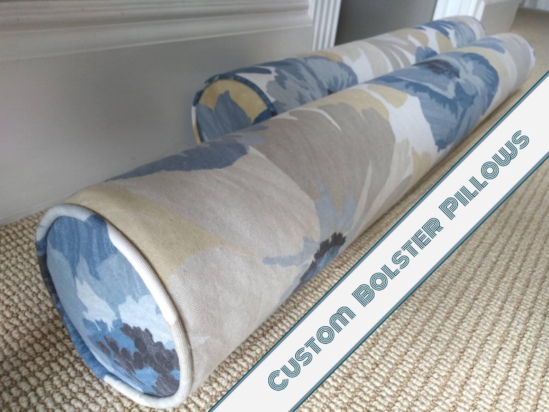 Custom Bolster Pillows Lumbar Bolster Bolster Pillow Cover Etsy