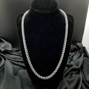 JPL3 Weave Necklace - Stainless Steel - Simple - Jens Pind Linkage