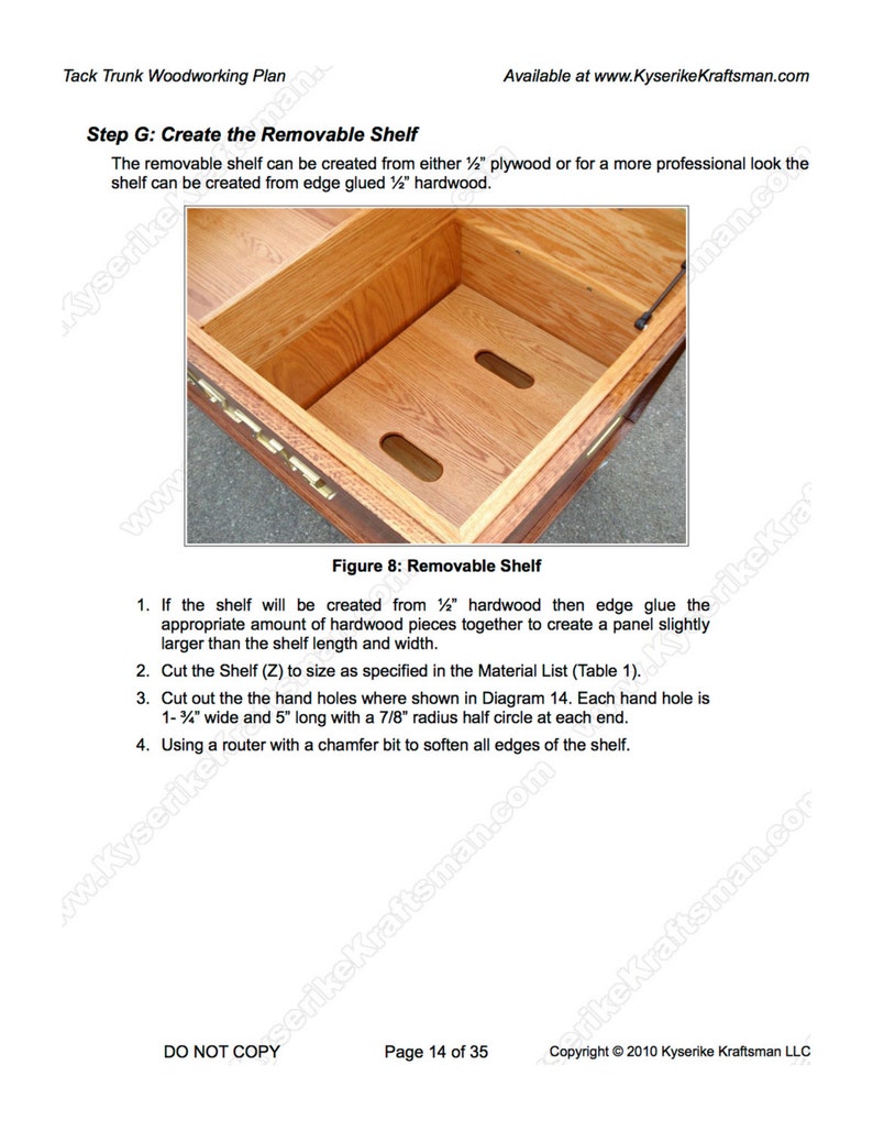 DIY Tack Trunk Woodworking Plan Etsy