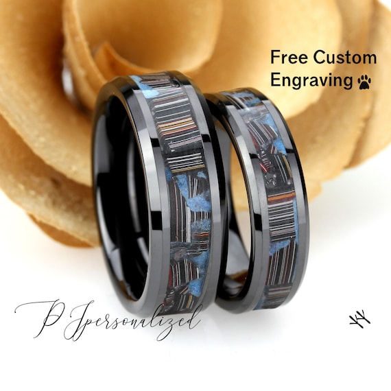 Classic Ceramic Wedding Band Ring - High Polish, Comfort Fit, Hypoallergenic (Multiple Widths & Colors) - View #12