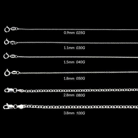 1.8mm Sterling Double Cable Chains - 16 1.8mm Sterling Double Cable Chains - 16