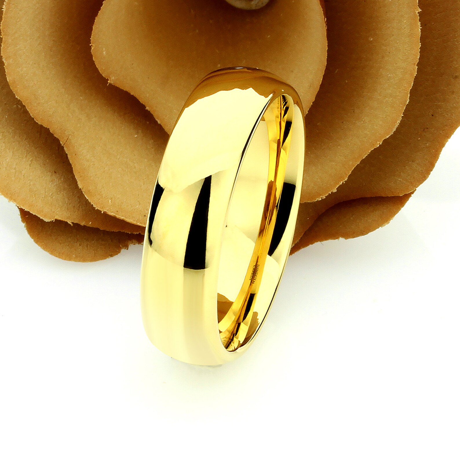 7mm Mens Tungsten Ring Personalized Wood Box Anniversary Etsy