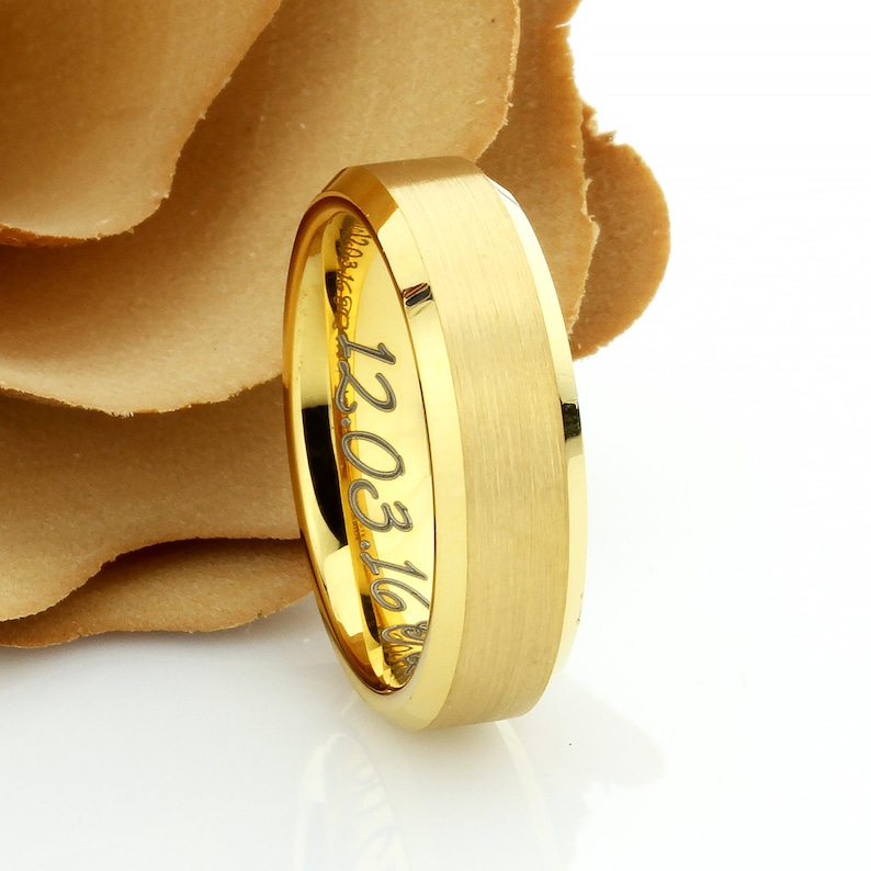 His and Hers Tungsten Wedding Band Setmen & Etsy