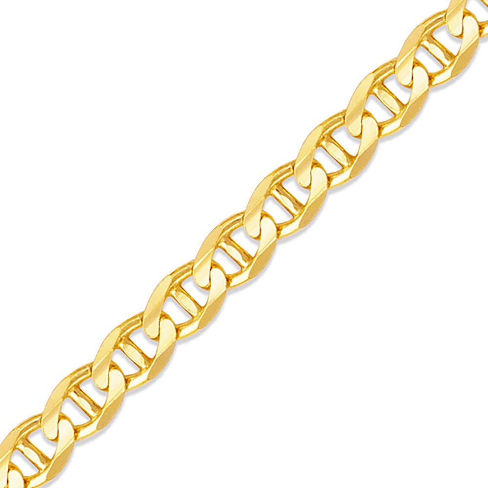 Real Solid 14K Gold Chain Necklace Men Women Yellow Gold Etsy