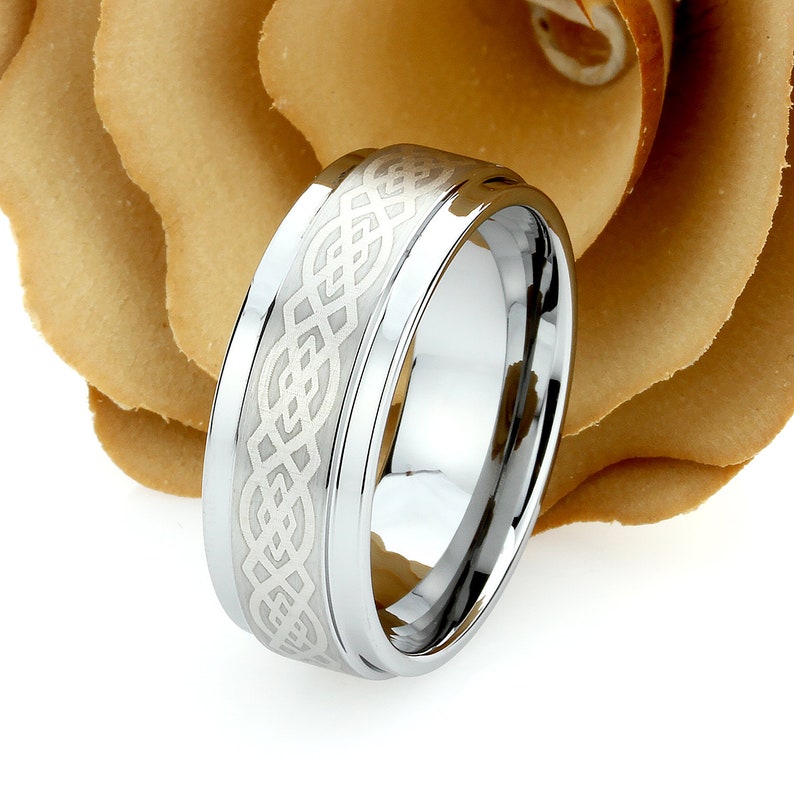 His and Hers Tungsten Wedding Band Setmen & Etsy