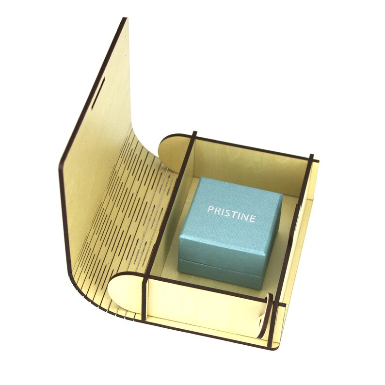 8mm Mens Tungsten Ring Personalized Wood Box Anniversary Etsy