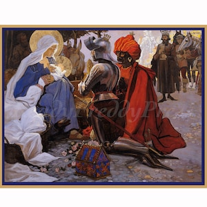 Weihnachten Grußkarten/ Madonna mit Kind/ Anbetung der Heiligen Drei Könige/ Feiertage/ Religiös/ 8 Karten mit Umschlägen