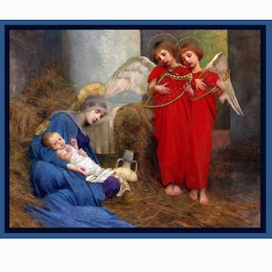 Notecards Sleeping Madonna/Madonna & Child/Natal/Religioso/Natividade/Anjos/Férias Pintura Vintage/Caixa Conjunto de 8 com Envelopes