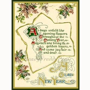 Vintage Viktorianische Grußkarten/ Vintage Bild/ Feiertag Weihnachten/ Süßes Gefühl/ Frohes neues Jahr/ Elegant/ 8 Karten & Umschläge
