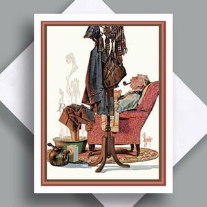 Tarjeta del Día del Padre / Imagen vintage / Papá / Abuelo / Esposo / Familia / Generaciones / Amor / Padre / Abuelo / Agradecimiento