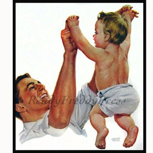 Carte de correspondance unique/ image vintage/ fête des pères/ nouveau-né/ anniversaire de bébé/ baptême/ baby shower/ félicitations/ faire-part de naissance/ blanc