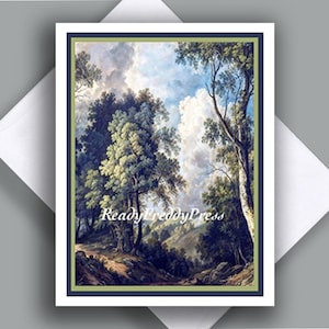 Mi deseo para ti Cita / Imagen antigua / Ralph Waldo Emerson / Naturaleza / Boda / Cumpleaños / Inspiración / Juego de 8 tarjetas con sobres