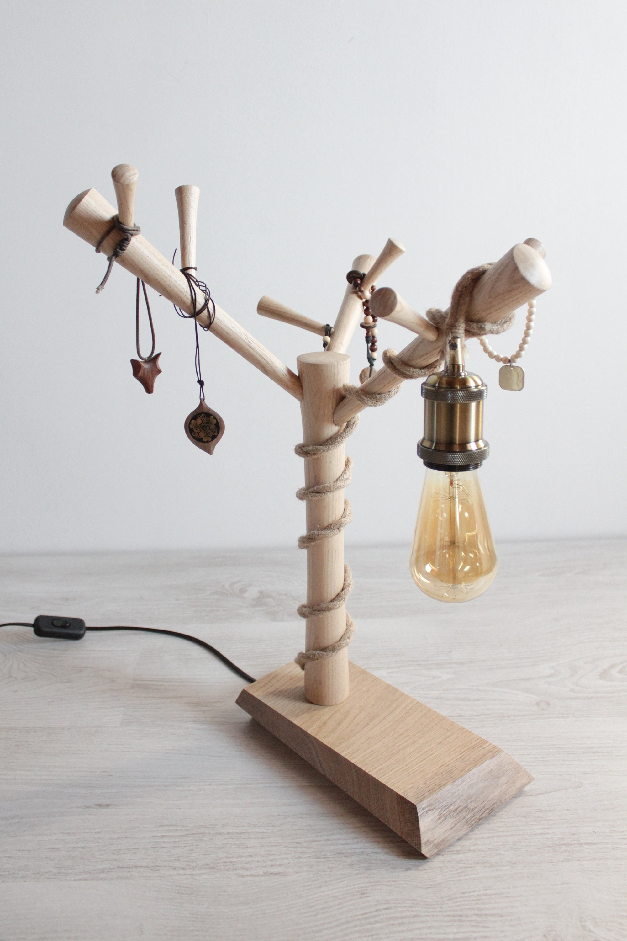Lampe, Meuble à Bijoux Tree Lamp, Table d'appoint