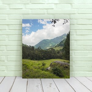 Cocora Valley Landscape, Colombia, Fine Art Photography Print
