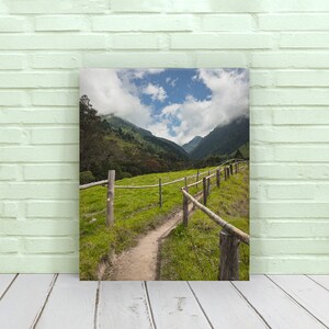 Valle de Cocora Path, Cocora Valley, Colombia, Fine Art Travel Photography Print