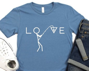 Camiseta unissex de pesca, camiseta de pesca, presente de pescador, camiseta de pesca, blusa de pesca, roupas de pesca, camisa de pescador, presente para ele, pescador