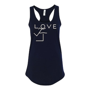 Women's hurdling tank top, hurdler shirt, hurdles shirt, track and field shirt, gift for hurdler, gift for hurdle coach, track mom shirt.