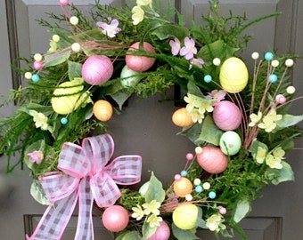 Prettiest Easter Egg Wreath