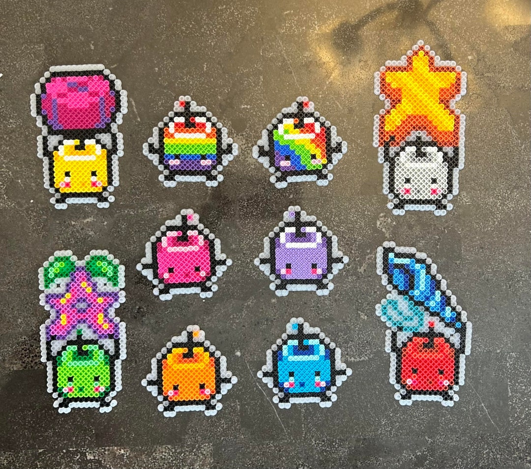 Stardew Valley Inspired Junimo Perler Bead Melty Bead Art - Etsy