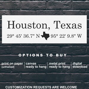 Black and White Coordinates Wall Sign, Longitude Latitude Metal Sign, New Home Gifts Personalized, Coordinates of Wedding, of Home Canvas