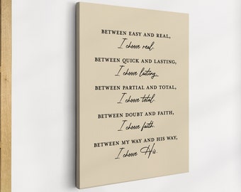 Custom Print with Your Bible Verse or Poem, Personalized Scripture Quote, Custom Text Canvas