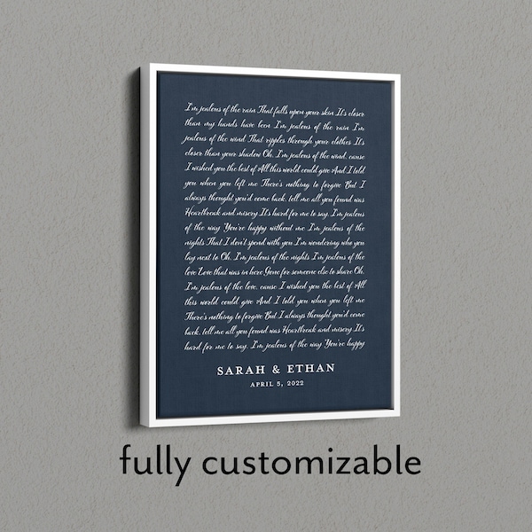 Custom Canvas Quote Etsy