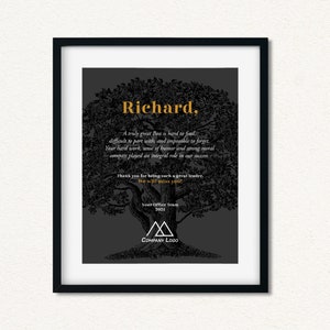 Custom Farewell Gift for Boss or Coworker, Boss Retirement Gift, Leaving Company Gift,  Boss Appreciation Gift, Truly Great Boss Quote