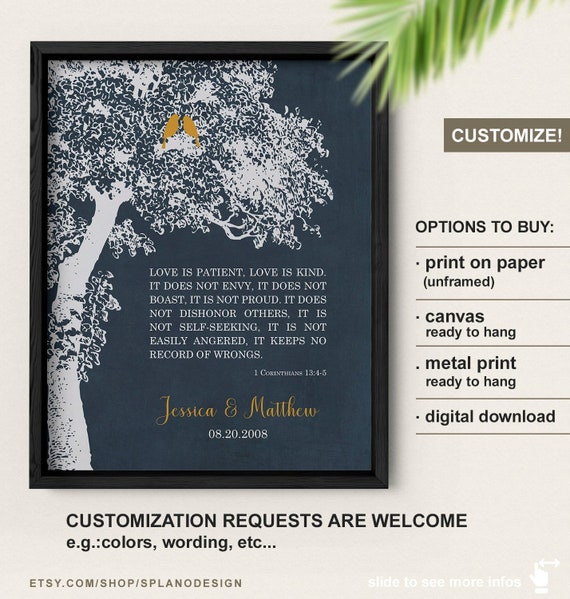 Wedding Gift for Couple Religious Anniversary Gifts for Etsy