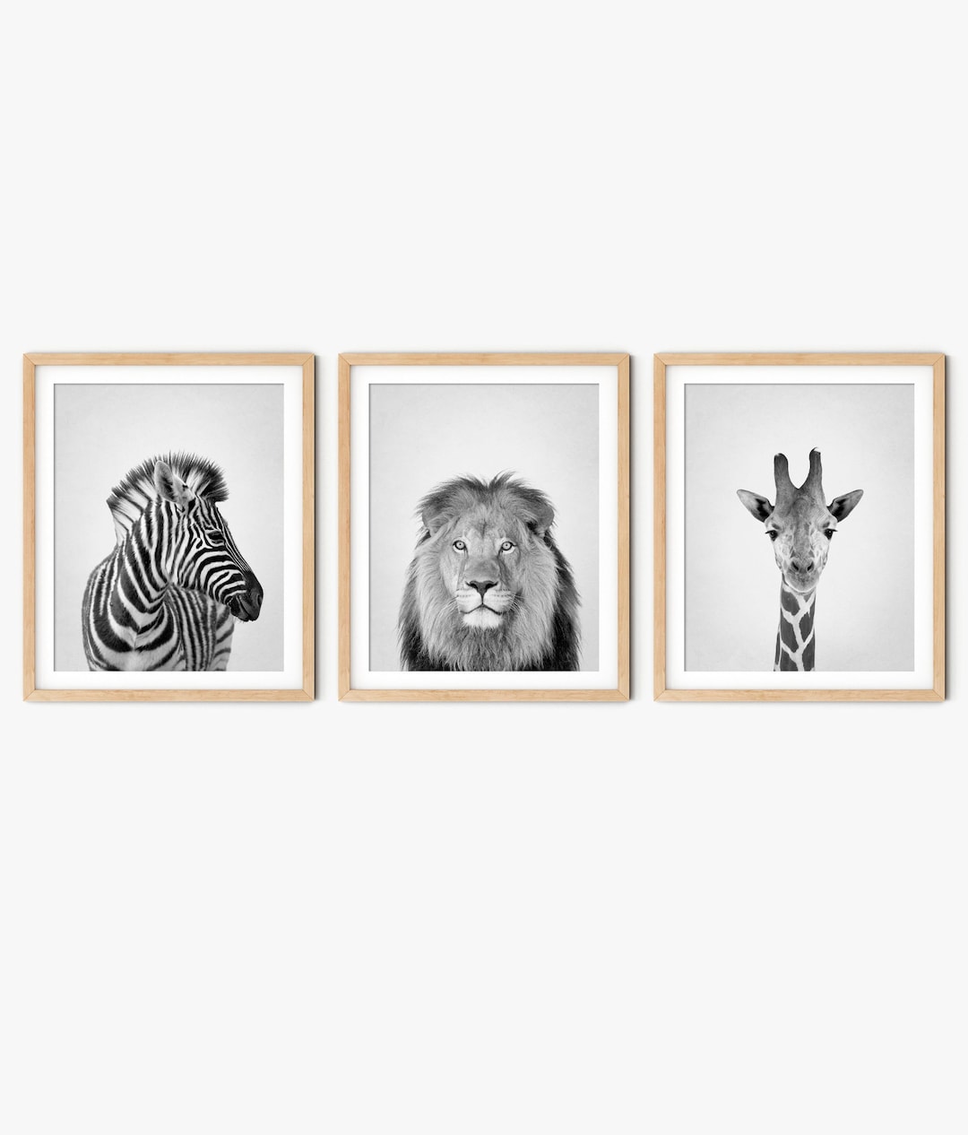 Safari Animal Prints for Nursery or Living Room Decor Jungle Etsy