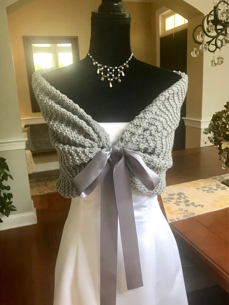 Bridal shawl/rustic wedding/capelet/winter wedding/fall Etsy