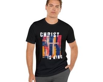 Christus is koning tee shirt/christelijke T-shirt/christelijke kleding/bijbelvers