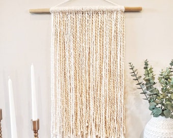 Macrame Wall Hanging in Cream