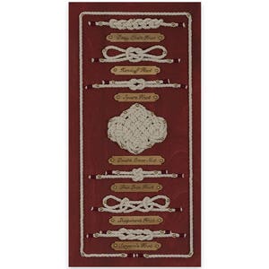Rot handgefertigte nautischen Knoten Wand Kunst-Maritime Kunst/Seil Wand Kunst/Knoten/selbstgemachtes Geschenk Ideen/Weihnachten/Geschenk für ihn / Geschenk für Segler/Holz/Seil
