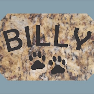 Granite Dog Memorial Stone
